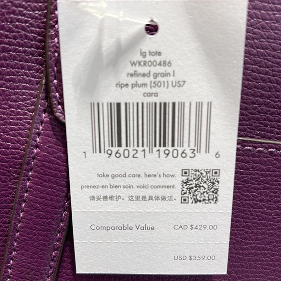 Kate Spade Cara Large Tote

COLOR:
Ripe Plum - Picture 11 of 16